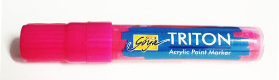 Triton Acrylic Paint Marker 15 mm - Violet Red